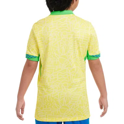 Nike Brazil 2024 Stadium Home  Women's Dri-fit Soccer Replica Jersey In Yellow