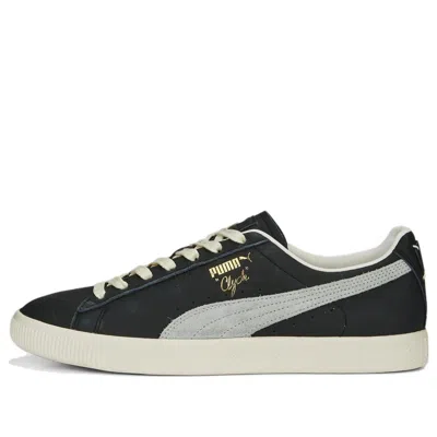 Puma Sneaker Clyde Base Black-frosted Ivory In Black