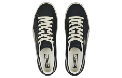 Puma Sneaker Clyde Base Black-frosted Ivory In Black