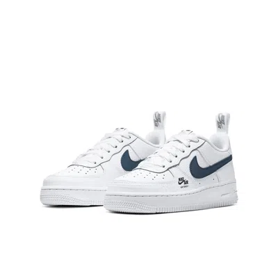 Nike (gs)  Air Force 1 'white Obsidian'
