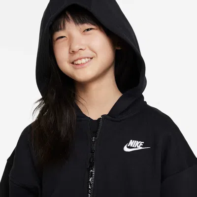 Nike (ps)  Oversized Full-zip Hoodie 'black'