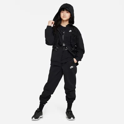 Nike (ps)  Oversized Full-zip Hoodie 'black'