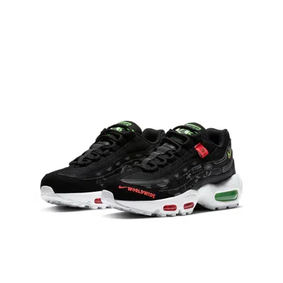 Nike Air Max 95 Se Worldwide "black" Sneakers In Black