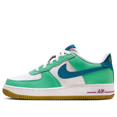 Nike (gs)  Air Force 1 Low Lv8 'white Green Abyss'