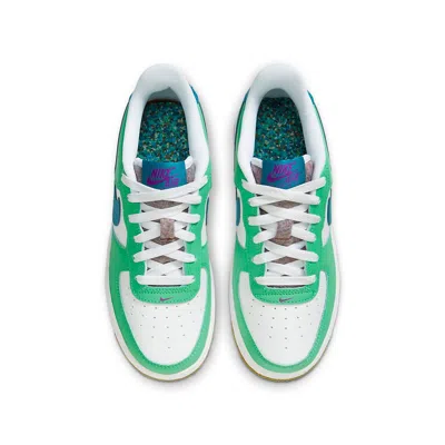 Nike (gs)  Air Force 1 Low Lv8 'white Green Abyss'