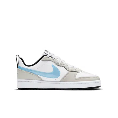 Nike (gs)  Court Borough Low White/blue/grey