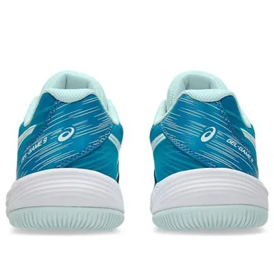 Asics (gs)  Gel-game 9 'teal Blue White'