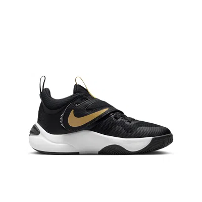 Nike (gs)  Team Hustle D11 'black Metallic Gold' In Multi