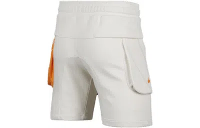 Nike (ps)  Sportswear Yellow Pocket Short 'white' In Neutral