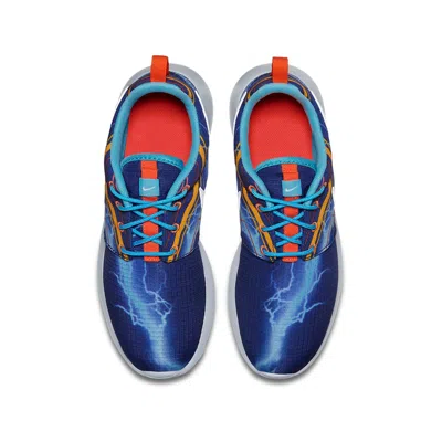 Nike (gs)  Roshe One Print 'blue White Red'