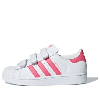 Adidas Originals (ps) Adidas Superstar Cf C 'white Pink'