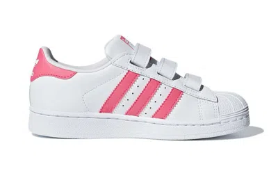 Adidas Originals (ps) Adidas Superstar Cf C 'white Pink'