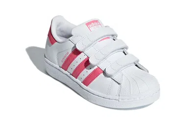 Adidas Originals (ps) Adidas Superstar Cf C 'white Pink'