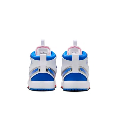 Air Jordan (ps)  1 Mid Rm Easyon 'white Siren Red Blue' In Multi