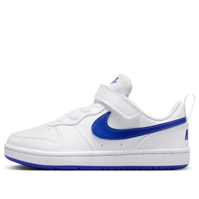 Nike (ps)  Court Borough Low Recraft 'white Hyper Royal'