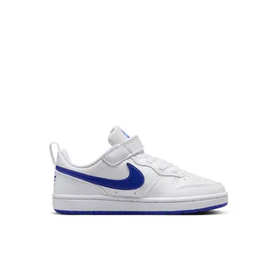 Nike (ps)  Court Borough Low Recraft 'white Hyper Royal'