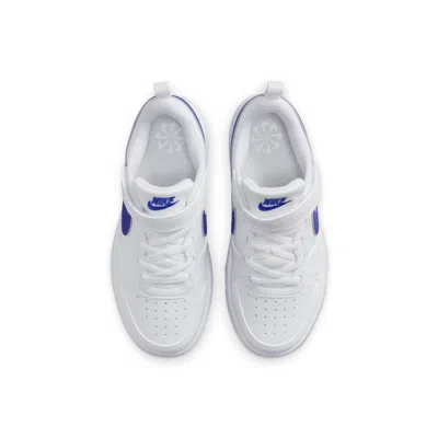 Nike (ps)  Court Borough Low Recraft 'white Hyper Royal'