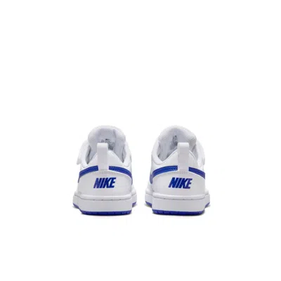 Nike (ps)  Court Borough Low Recraft 'white Hyper Royal'