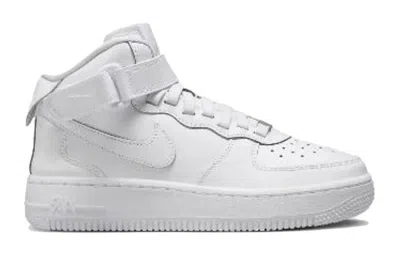 Nike (gs)  Air Force 1 Mid Easyon Se 'triple White'