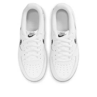 Nike (gs)  Air Force 1 Low 'doodle Swoosh - White Black'