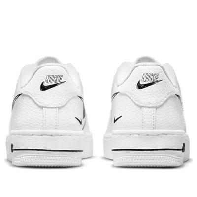 Nike (gs)  Air Force 1 Low 'doodle Swoosh - White Black'