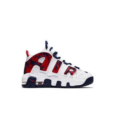 Nike (ps)  Air More Uptempo 'red Navy Camo'