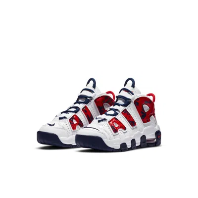Nike (ps)  Air More Uptempo 'red Navy Camo'