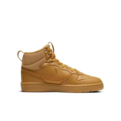 Nike (gs)  Court Borough Mid 2 Boot 'wheat'