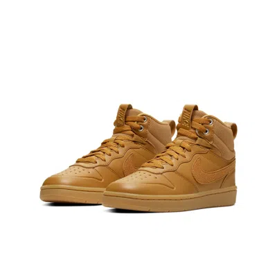 Nike (gs)  Court Borough Mid 2 Boot 'wheat'