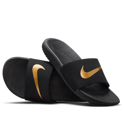 Nike (gs)  Kawa Slide 'black Gold'