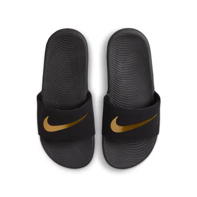 Nike (gs)  Kawa Slide 'black Gold'
