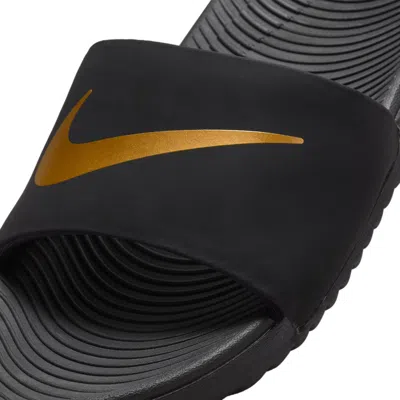 Nike (gs)  Kawa Slide 'black Gold'