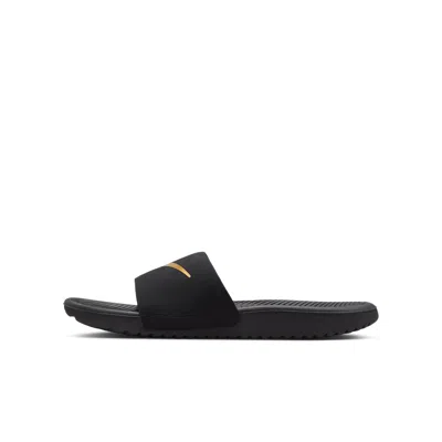 Nike (gs)  Kawa Slide 'black Gold'