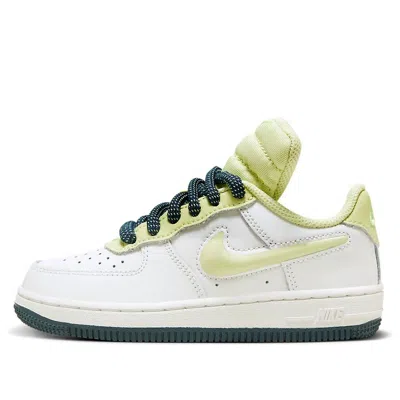 Nike (ps)  Force 1 Low 'padded Tongue' In White