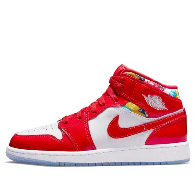 Air Jordan (gs)  1 Mid Se 'barcelona Sweater'