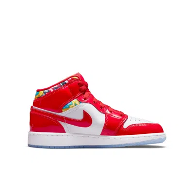 Air Jordan (gs)  1 Mid Se 'barcelona Sweater'