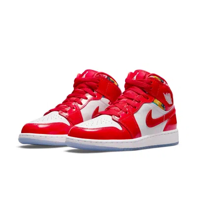 Air Jordan (gs)  1 Mid Se 'barcelona Sweater'