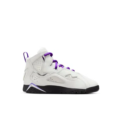Air Jordan (ps)  True Flight 'light Base Grey White Black Purple Venom'