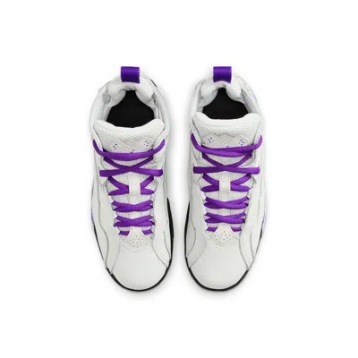 Air Jordan (ps)  True Flight 'light Base Grey White Black Purple Venom'