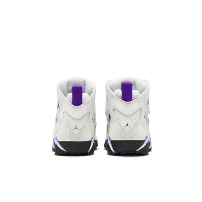 Air Jordan (ps)  True Flight 'light Base Grey White Black Purple Venom'