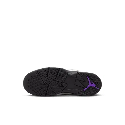 Air Jordan (ps)  True Flight 'light Base Grey White Black Purple Venom'