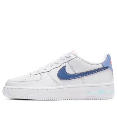 Nike (gs)  Air Force 1 Lv8 1 'white Dark Purple Dust' In Multi