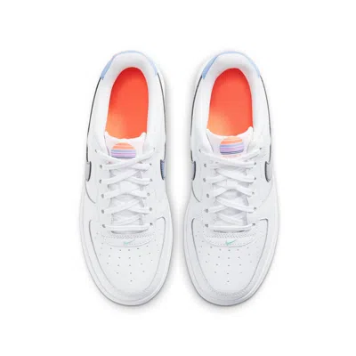 Nike (gs)  Air Force 1 Lv8 1 'white Dark Purple Dust' In Multi