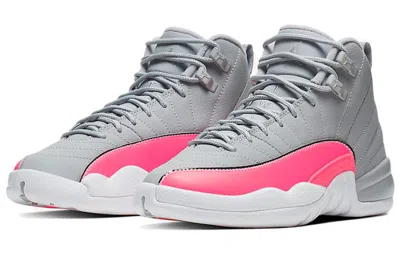 Air Jordan (gs)  12 Retro 'racer Pink' In Gray