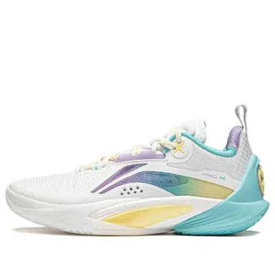Li-ning (gs)  Flash 10 'white Purple Green'