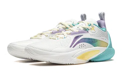 Li-ning (gs)  Flash 10 'white Purple Green'
