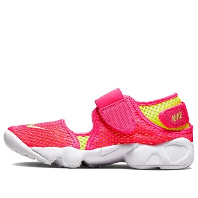 Nike (ps)  Air Rift Br Sports Pink Sandals 'hyper Pink Ghost Green White' In Red