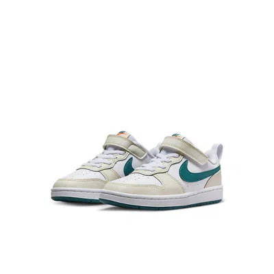 Nike (ps)  Court Borough Low 2 'cream Teal' In Multi