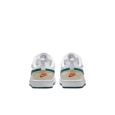 Nike (ps)  Court Borough Low 2 'cream Teal' In Multi