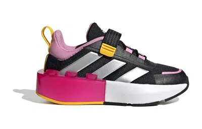 Adidas Originals (gs) Adidas X Lego Tech Rnr 'black Silver Metallic' In Multi